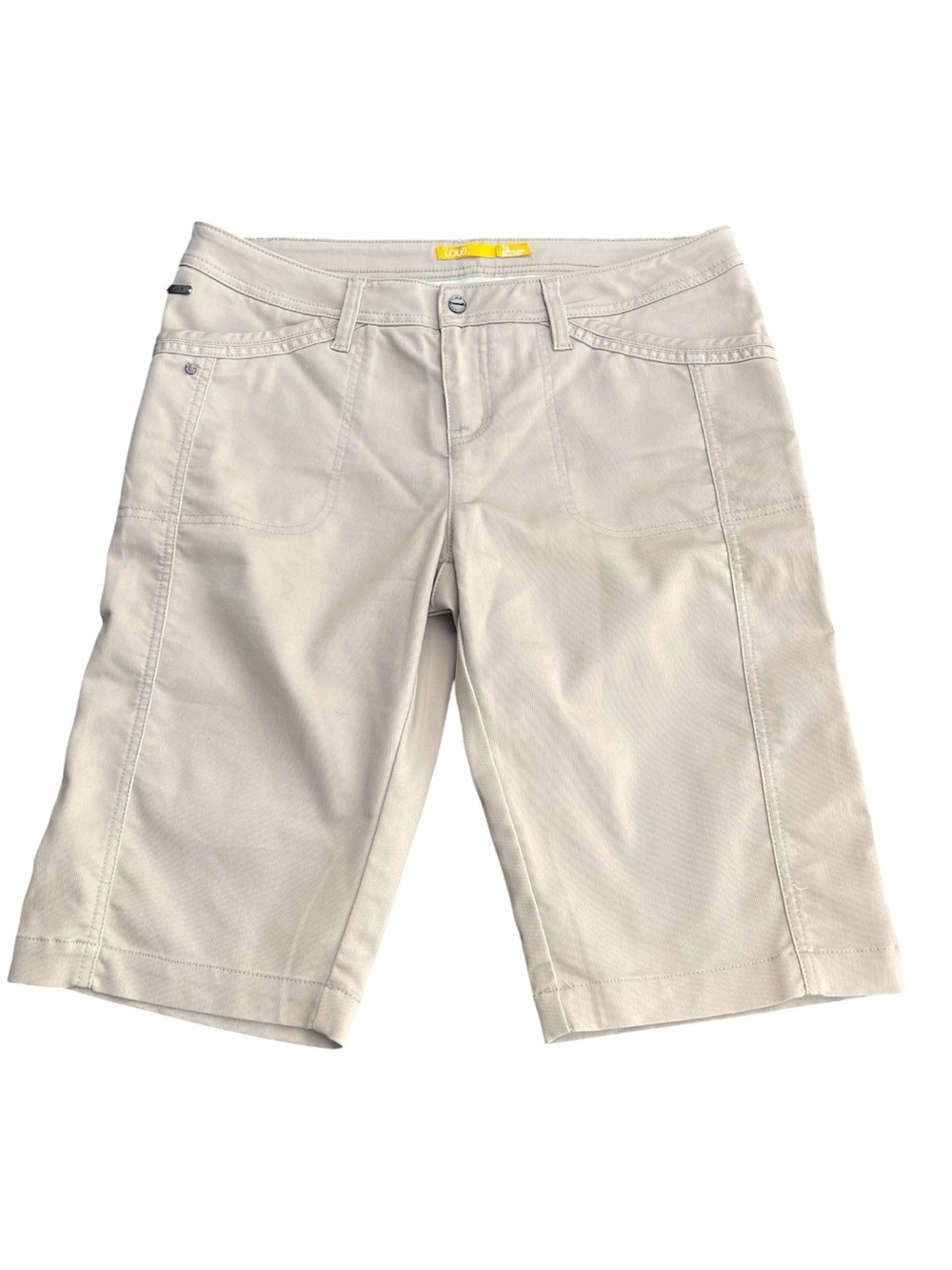 Lole Beige/Tan Stretch Quick Dry UPF 50+ Bermuda Shorts (10)
